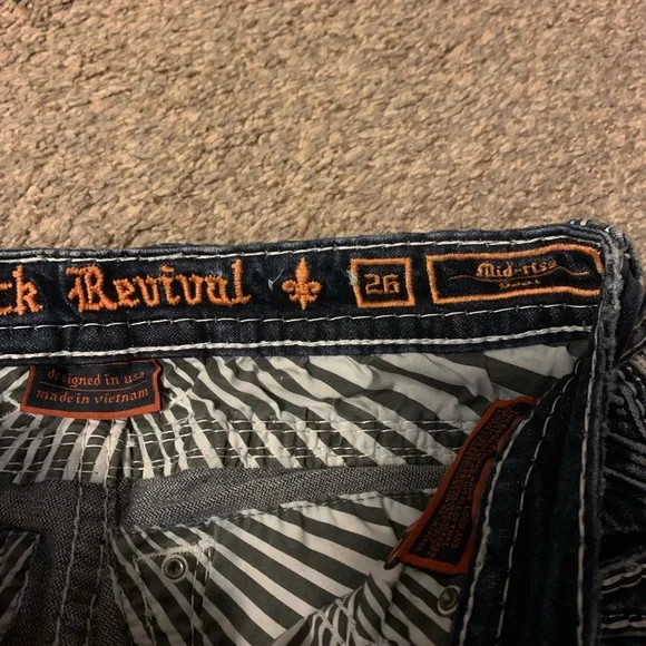 Rock Revival Dark Wash Boot Cut Jeans 💙 - Picture 6 of 10